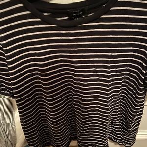 Plus Size Striped Shirt